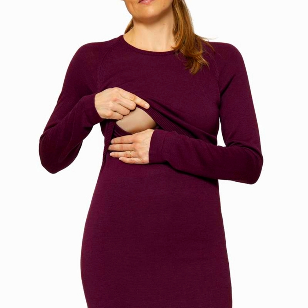 NWT Merino Wool Nursing Dress